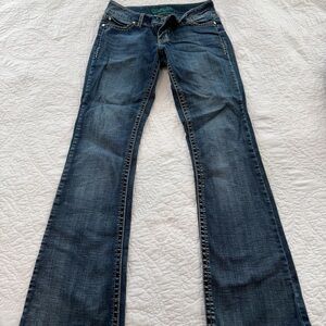 Wrangler Women's Dark Blue Boot Cut Jeans